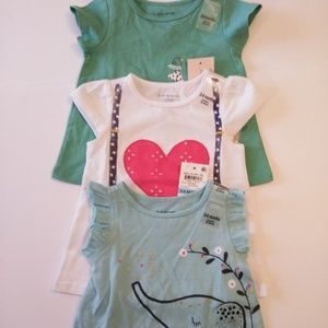 First Impression Baby's 3pc Set Knit Dresses-3-6 M
